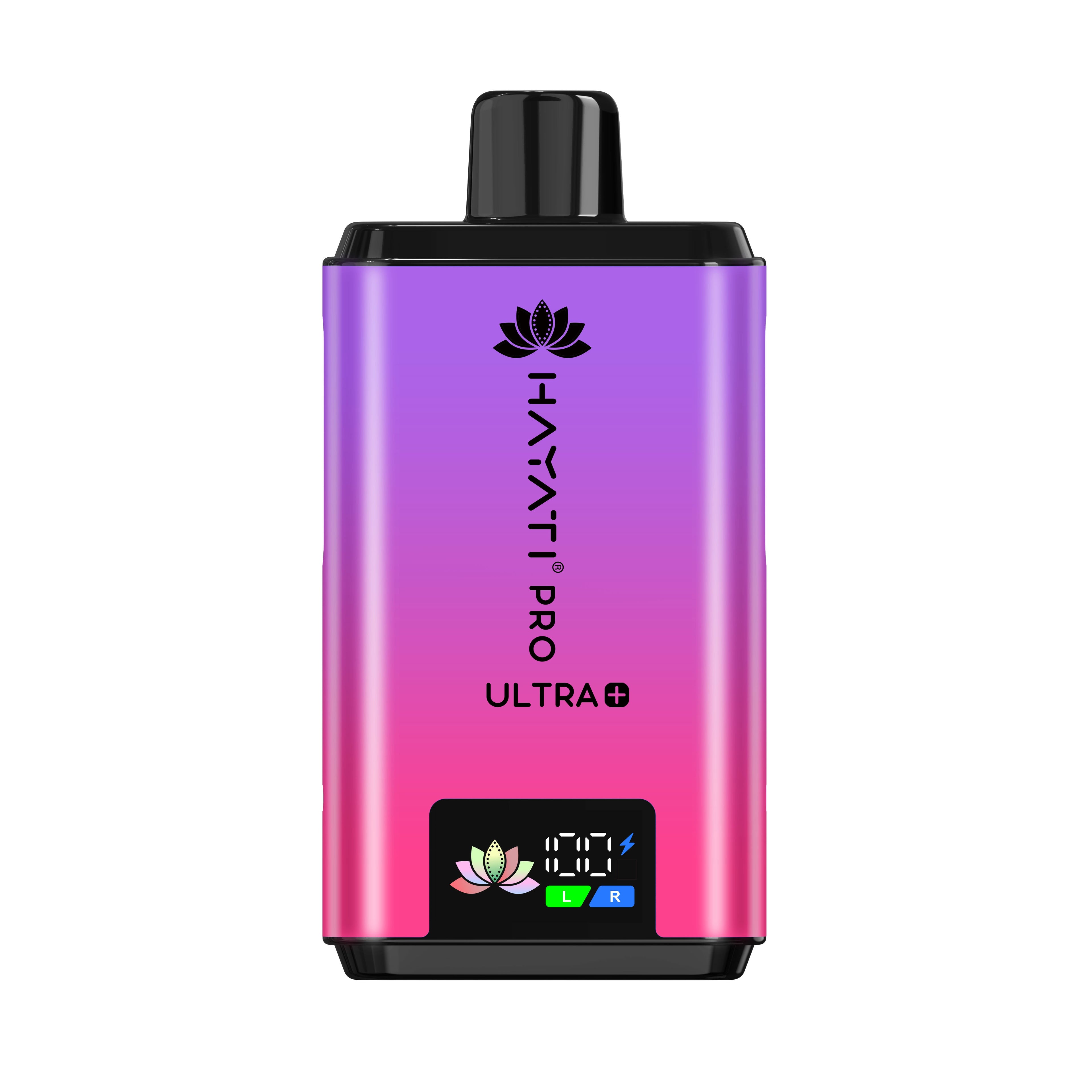 Hayati Pro Ultra Plus 25k Puffs Vape Kit Grape Gummy Bear and Strawberry Gummy Bear