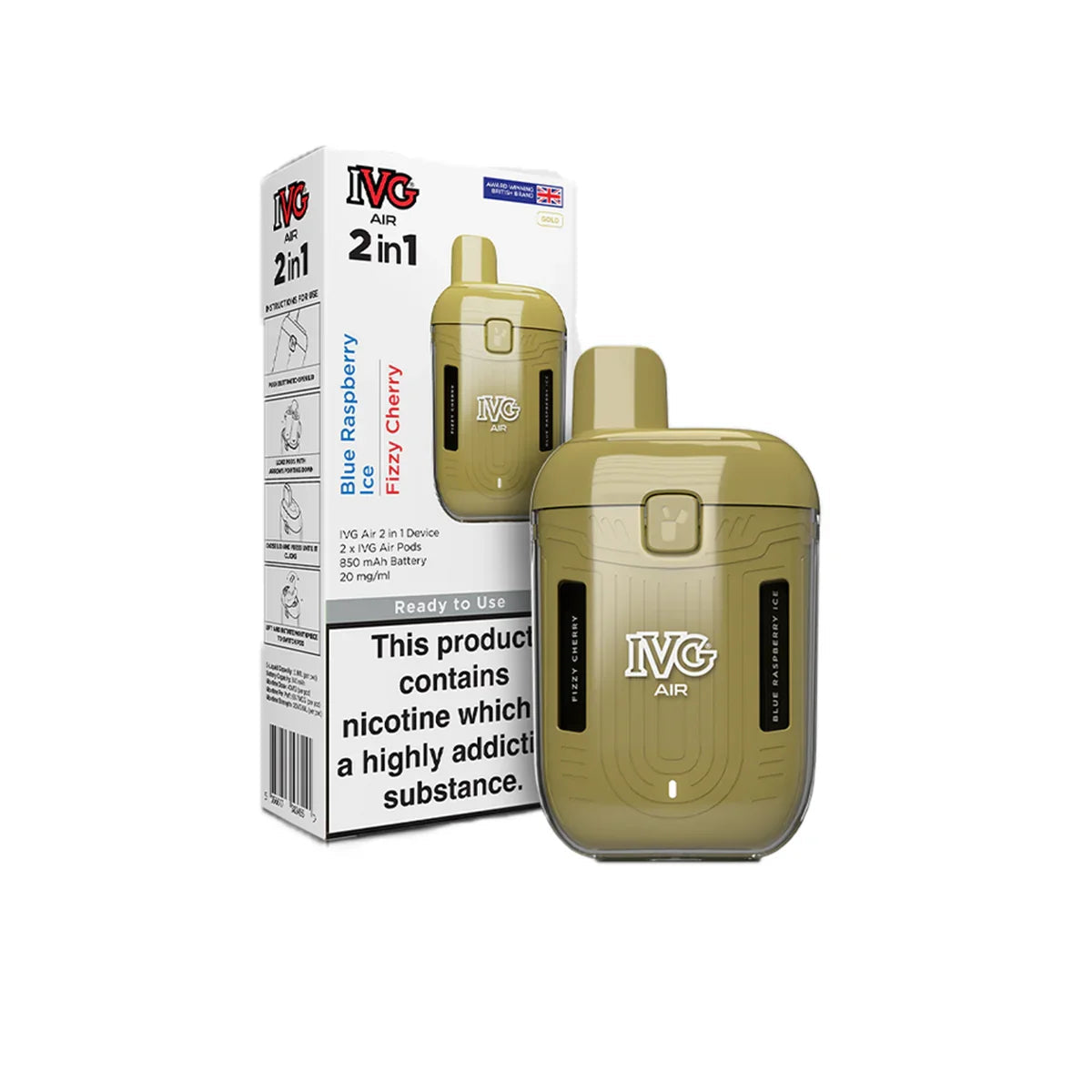 IVG Air 2in1 Prefilled Pod Vape Kit