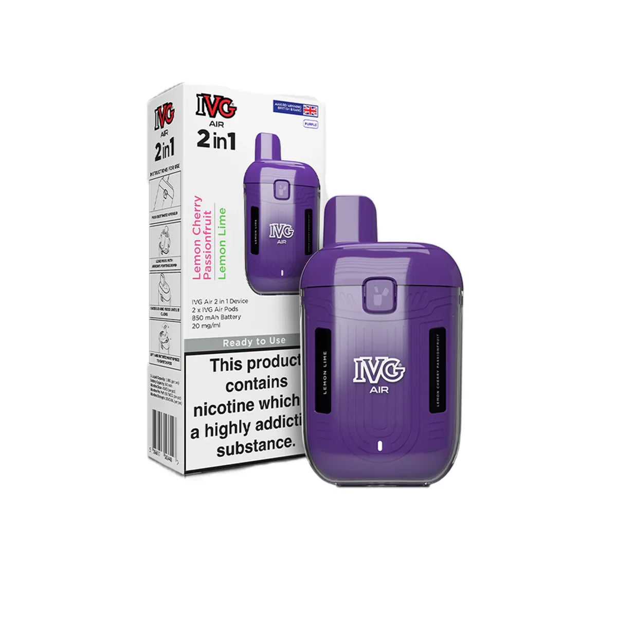 IVG Air 2in1 Prefilled Pod Vape Kit