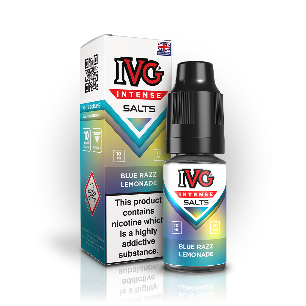 IVG Intense Nic Salt E Liquid Blue Razz Lemonade