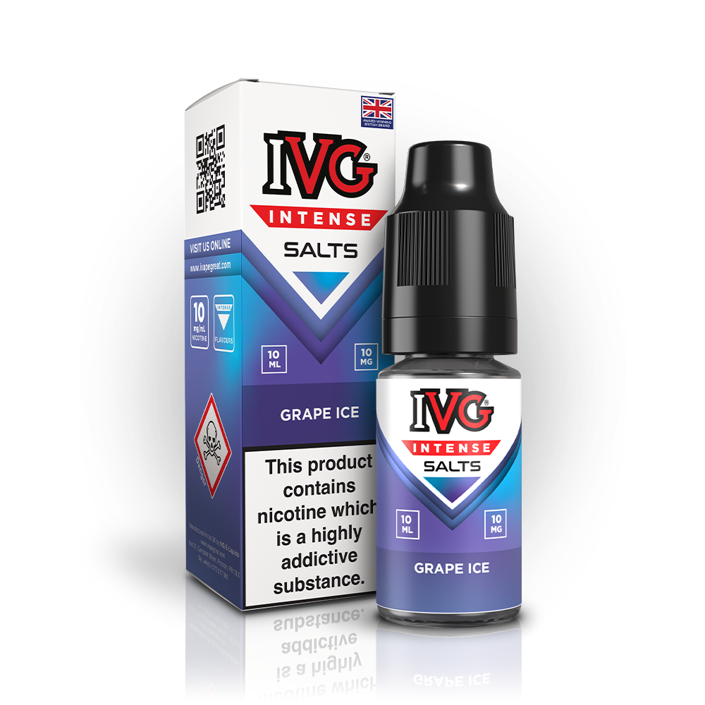 IVG Intense Nic Salt E Liquid Grape Ice
