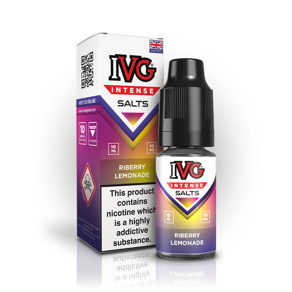 IVG Intense Nic Salt E Liquid Riberry Lemonade