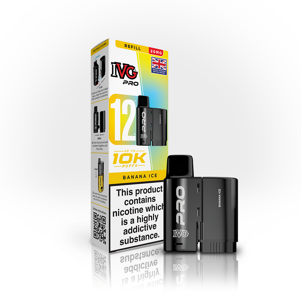 IVG PRO 12 Banana Ice Refill Pod