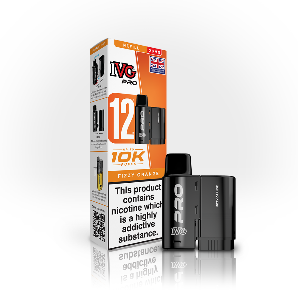 IVG PRO 12 Fizzy Orange Refill Pod