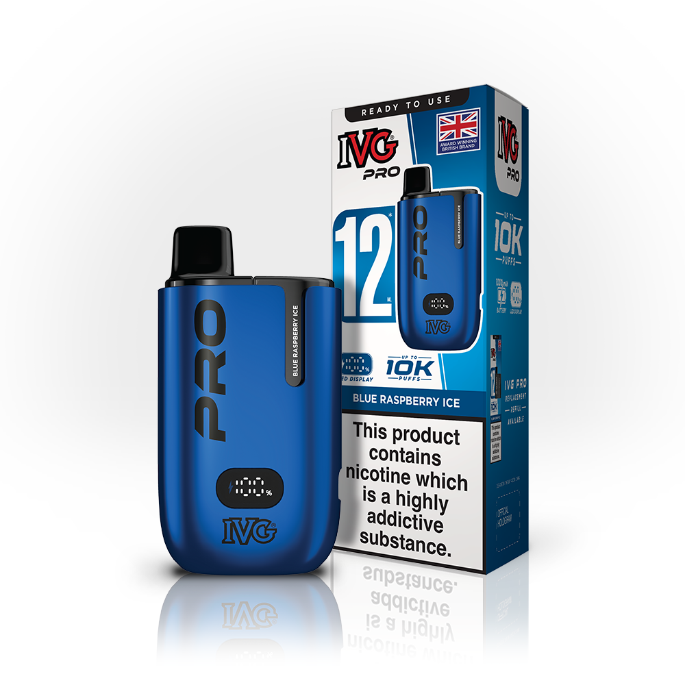 IVG PRO 12 Blue Raspberry Ice Starter Kit