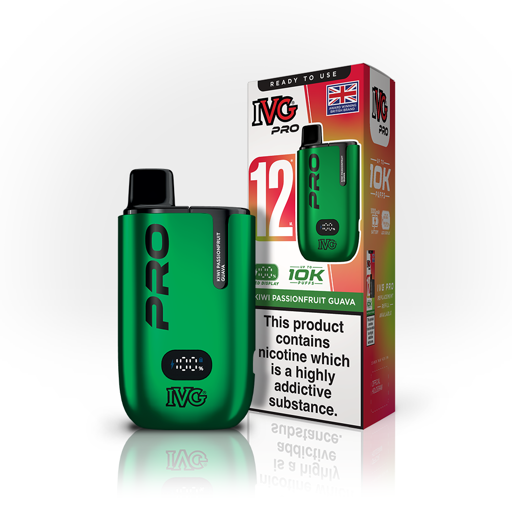 IVG PRO 12 Kiwi Passionfruit Guava Starter Kit
