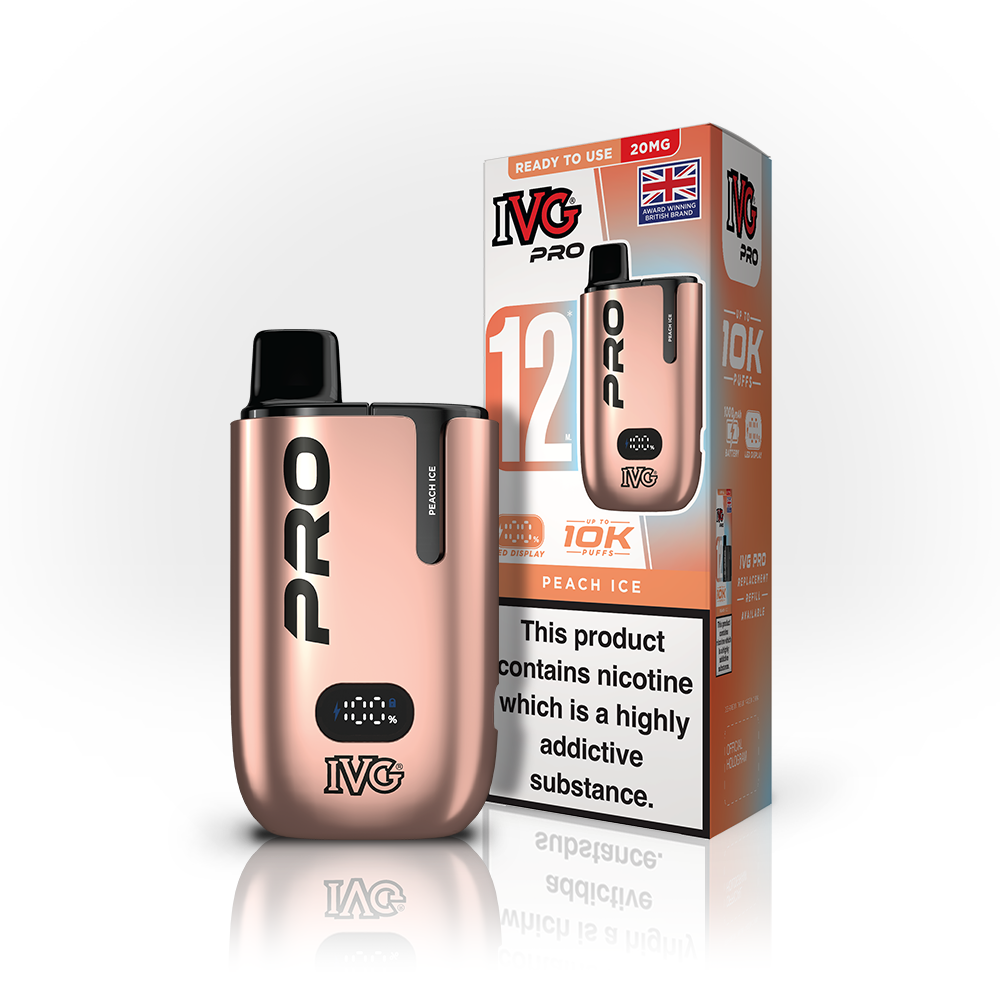 IVG PRO 12 Peach Ice Starter Kit
