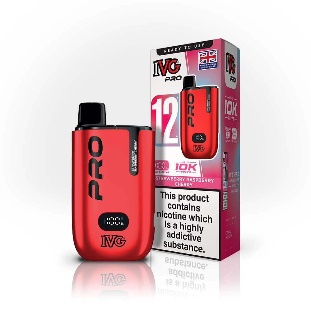 IVG PRO 12 Strawberry Raspberry Cherry Starter Kit