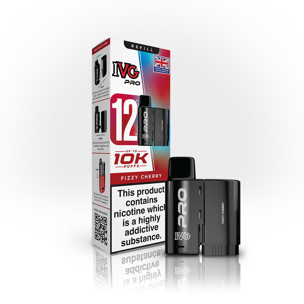 IVG PRO 12 Fizzy Cherry Refill Pod