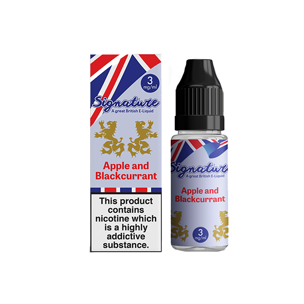 Signature Vapours Signature Apple & Blackcurrent E Liquid 10ml