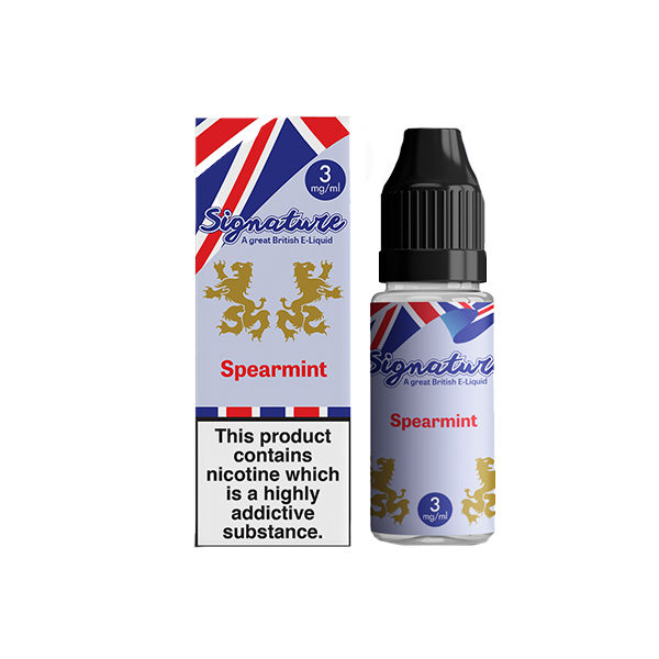 Signature Vapours Signature Spearmint E Liquid 10ml