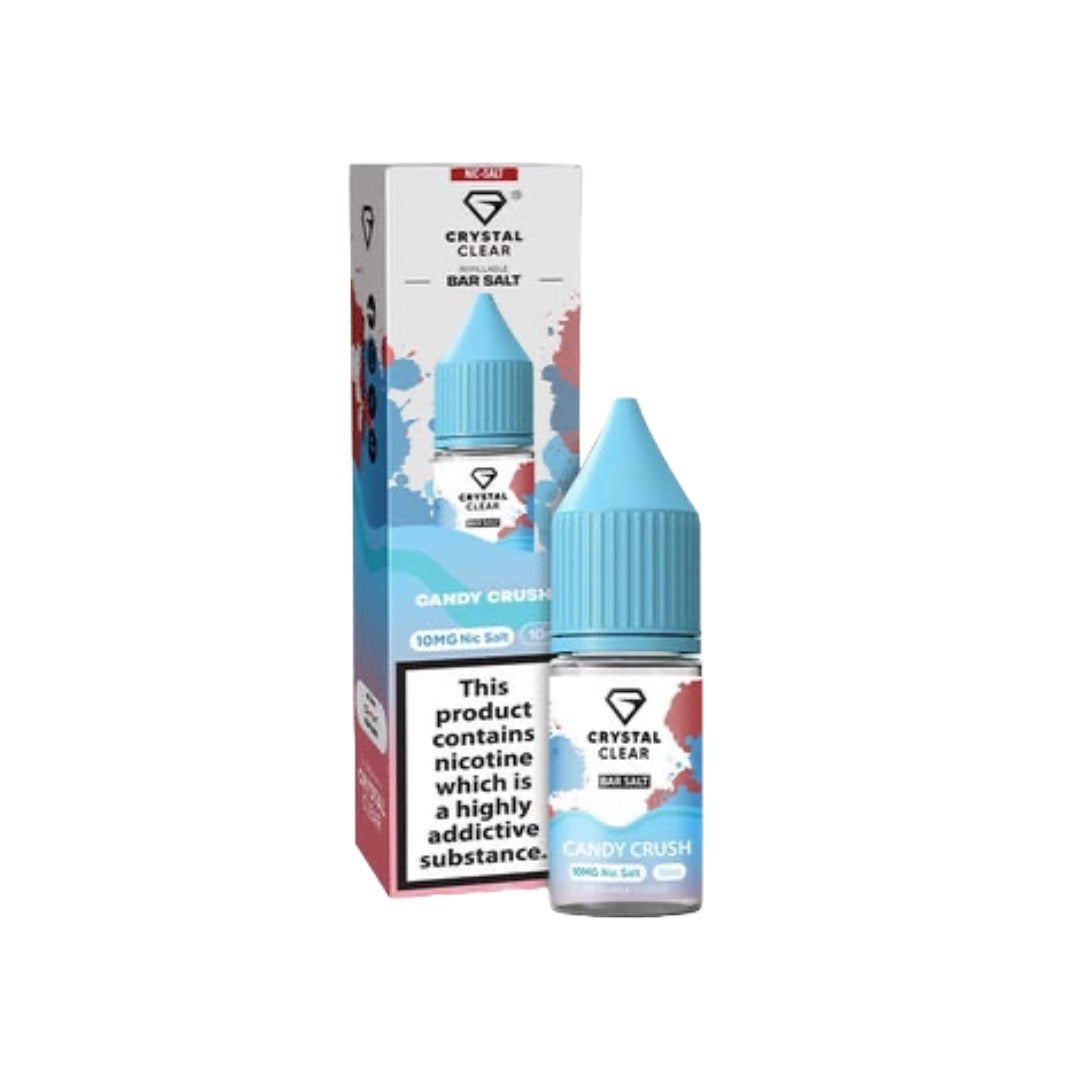 Crystal Clear Bar Salt Candy Crush E Liquid 10ml