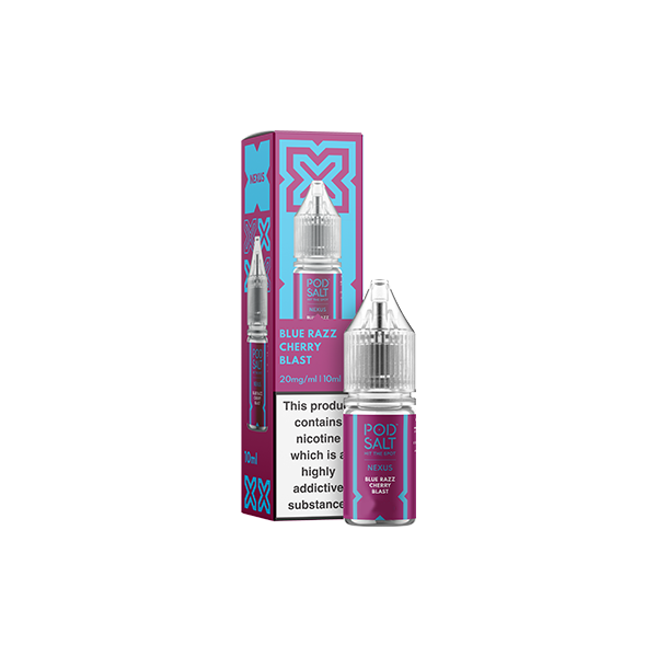 Pod Salt Nexus Blue Razz Cherry Blast E Liquid 10ml