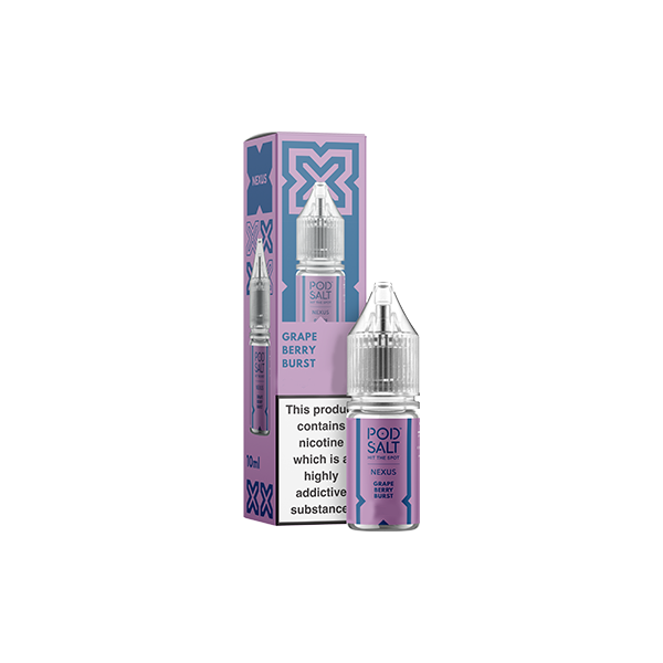 Pod Salt Nexus Grape Berry Burst E Liquid 10ml