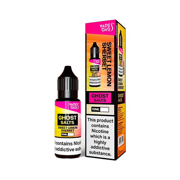 Vapes Bars Ghost Salts Sweet Lemon Sherbert E Liquid 10ml