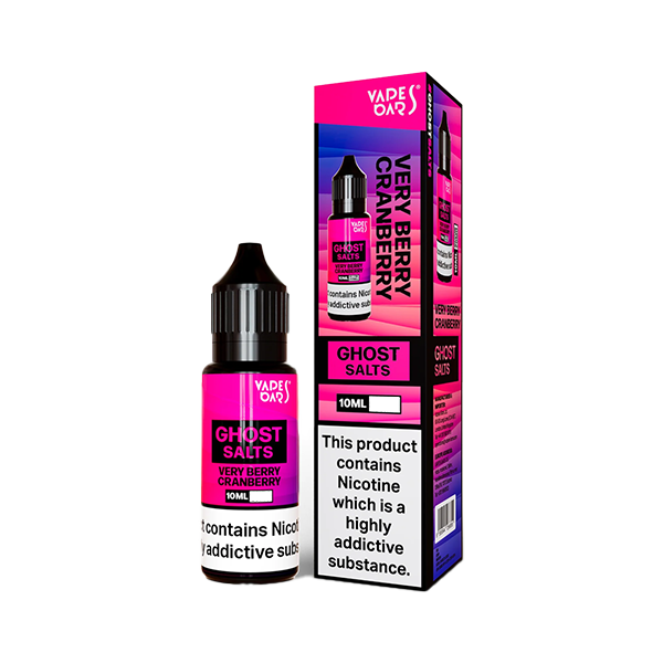 Vapes Bars Ghost Salts Very Berry Cranberry E Liquid 10ml