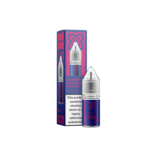 Pod Salt Nexus Blueberry Blackberry Lemonade E Liquid 10ml