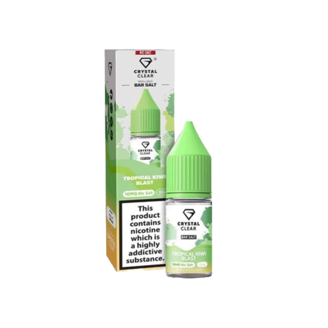 Crystal Clear Bar Salt Tropical Kiwi Blast E Liquid 10ml