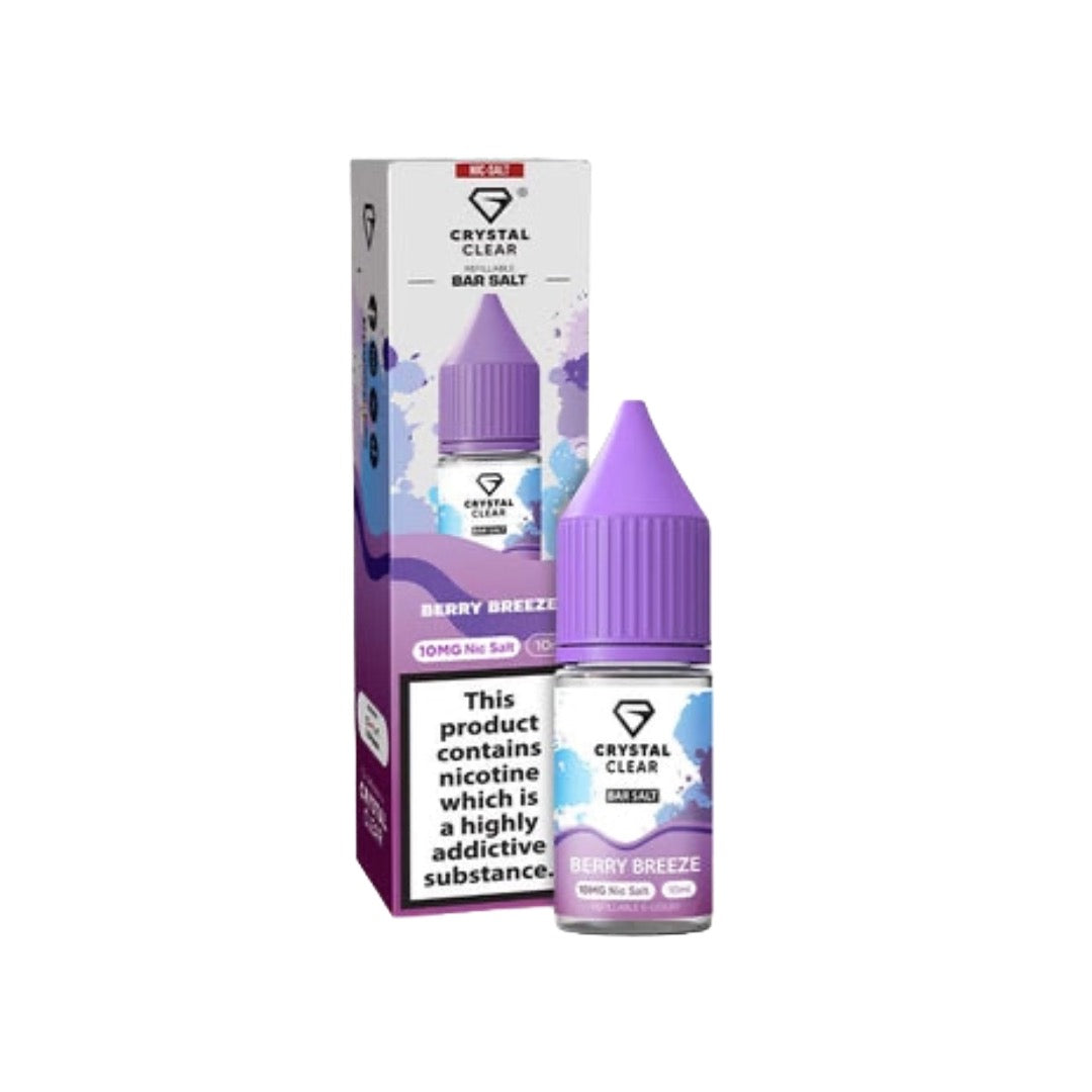 Crystal Clear Bar Salt Berry Breeze E Liquid 10ml