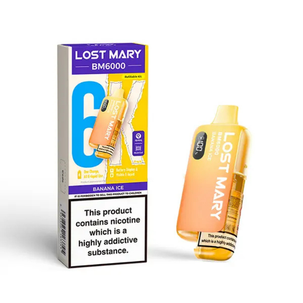 Lost Mary BM6000 Prefilled Pod Kit Banana Ice