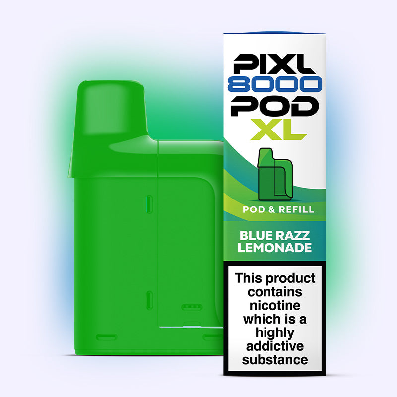 Blue Razz Lemonade Pixl 8000 Pod