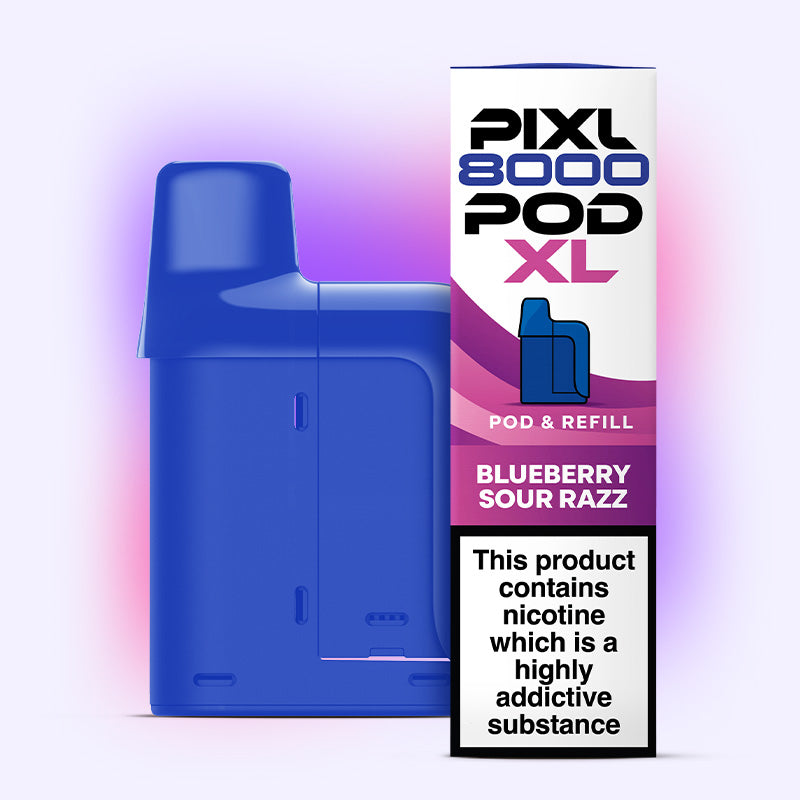 Blueberry Sour Razz Pixl 8000 Pod