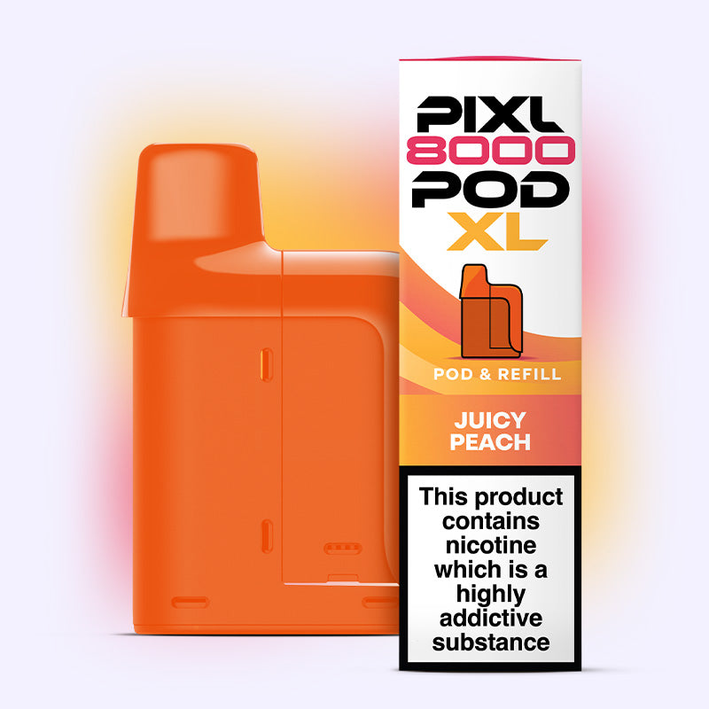 Juicy Peach Pixl 8000 Pod