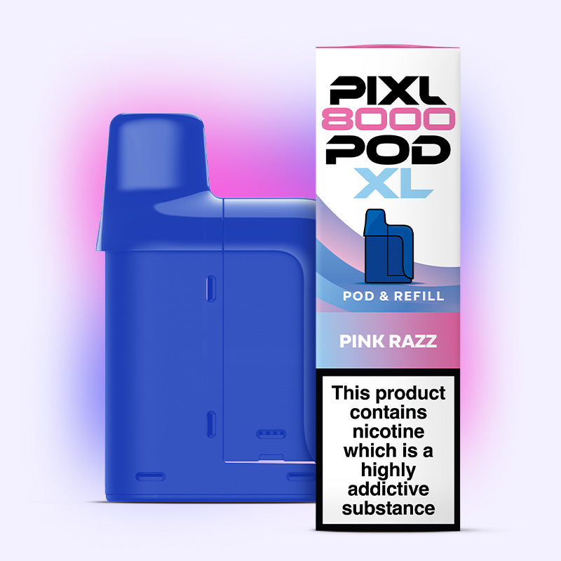 Pink Razz Pixl 8000 Pod