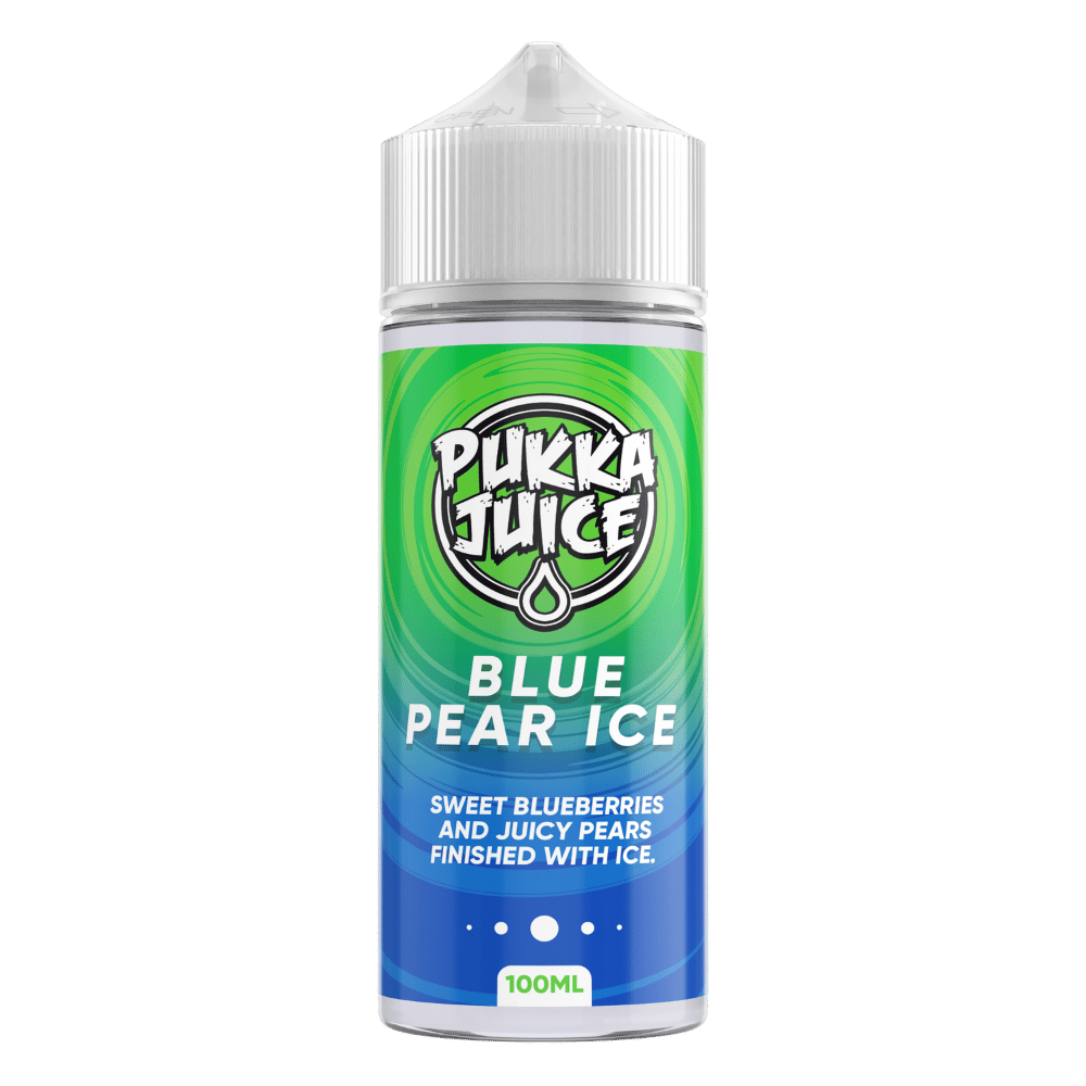 Pukka Juice 100ml E-liquid Shortfill Blue Pear Ice