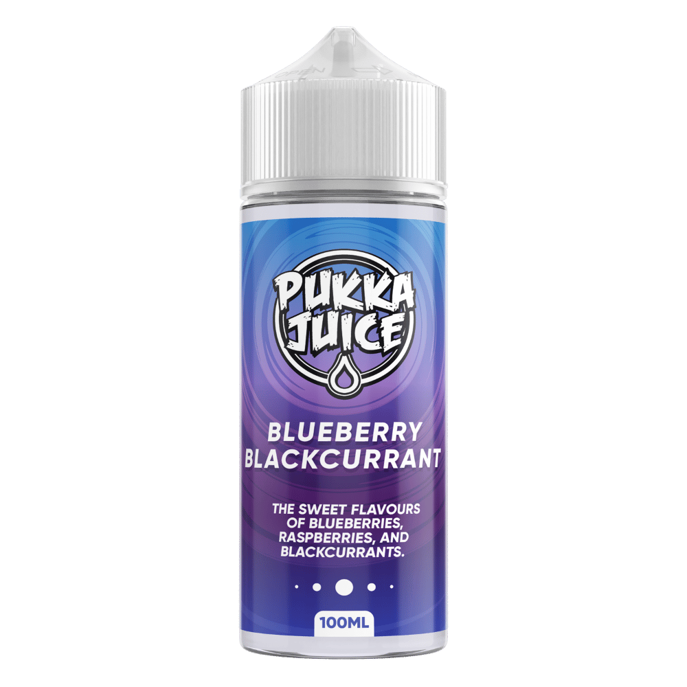 Pukka Juice 100ml E-liquid Shortfill Blueberry Blackcurrant
