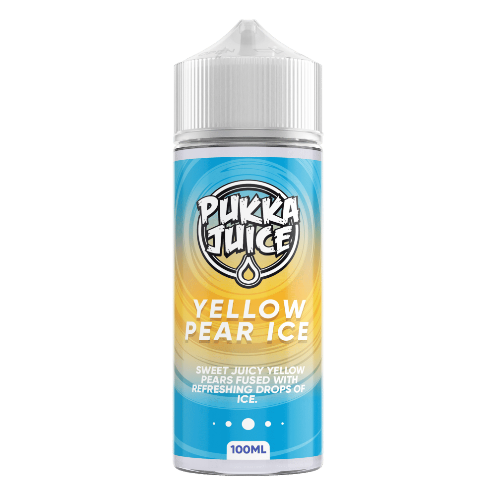 Pukka Juice 100ml E-liquid Shortfill Yellow Pear Ice