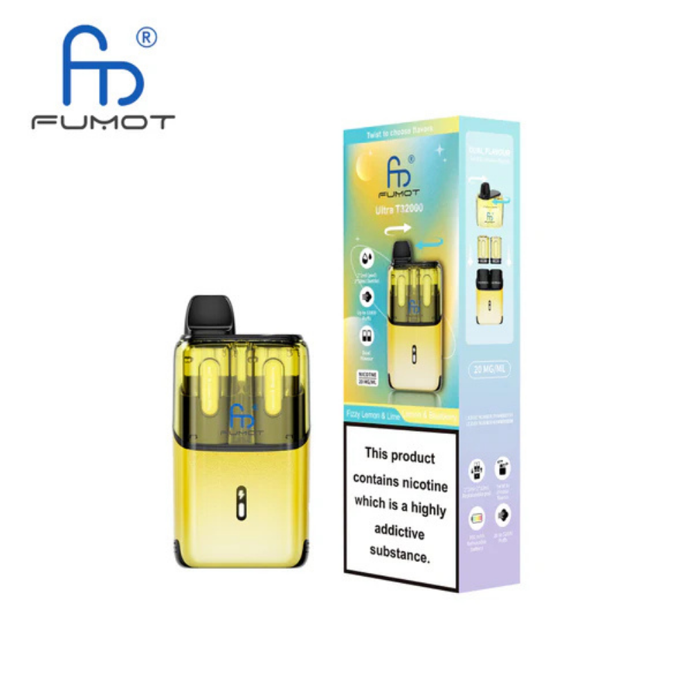 RandM Fumot T32000 Ultra Prefilled Pod Kit Fizzy Lemon & Lime / Lemon & Blueberry