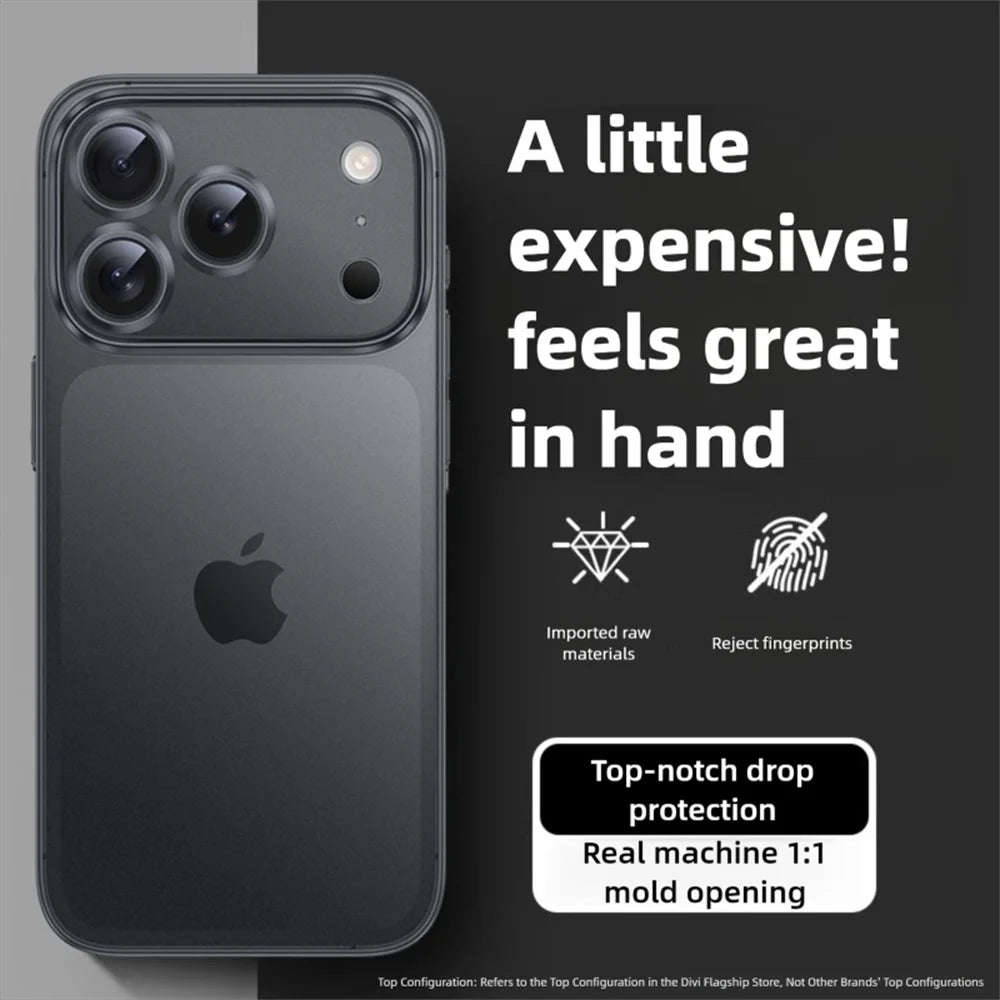 DIVI Matte Case For iPhone 17 Pro Max Hard PC Case For iPhone 17 Air Anti-drop Ultra Thin Cover Anti-fingerprint For iPhone 17