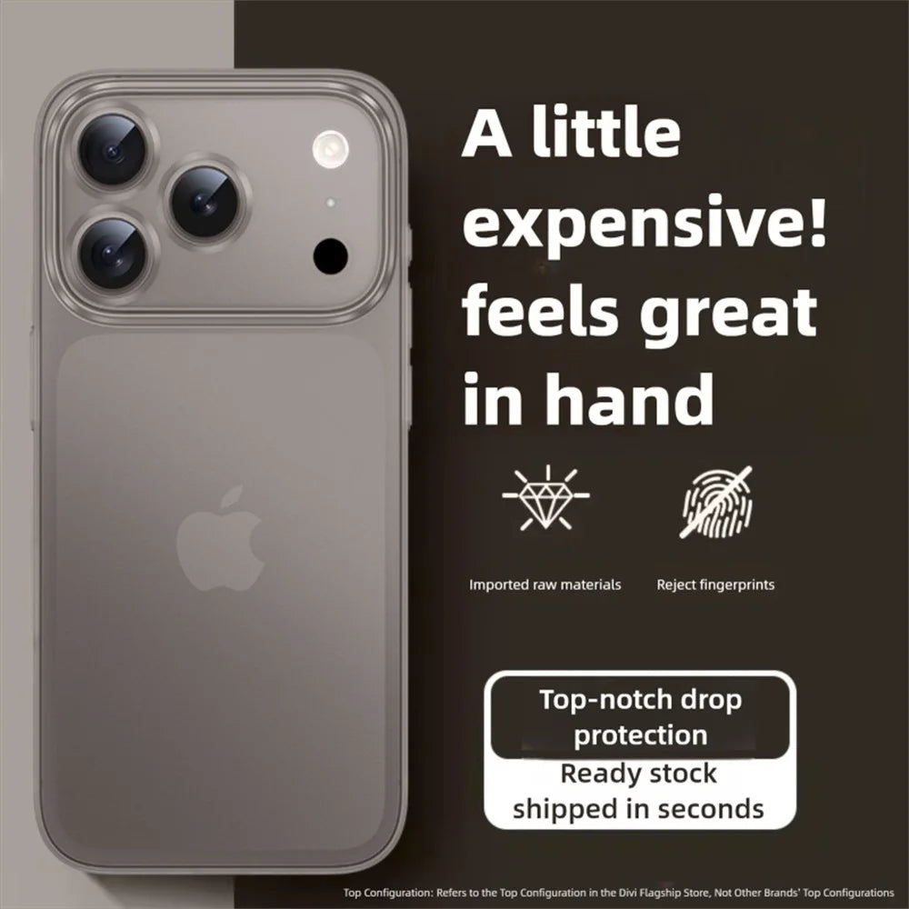 DIVI Matte Case For iPhone 17 Pro Max Hard PC Case For iPhone 17 Air Anti-drop Ultra Thin Cover Anti-fingerprint For iPhone 17