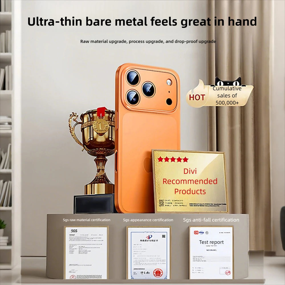 DIVI Matte Case For iPhone 17 Pro Max Hard PC Case For iPhone 17 Air Anti-drop Ultra Thin Cover Anti-fingerprint For iPhone 17