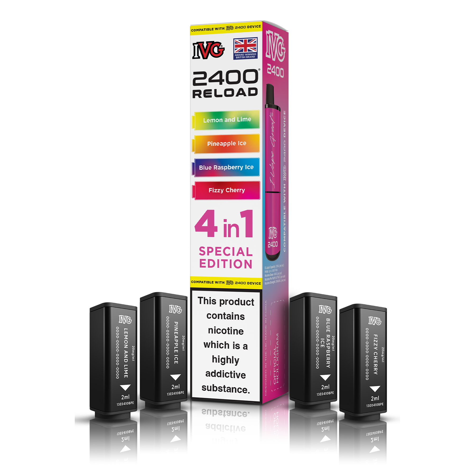 IVG 2400 4 In 1 Special Edition Reload Pods