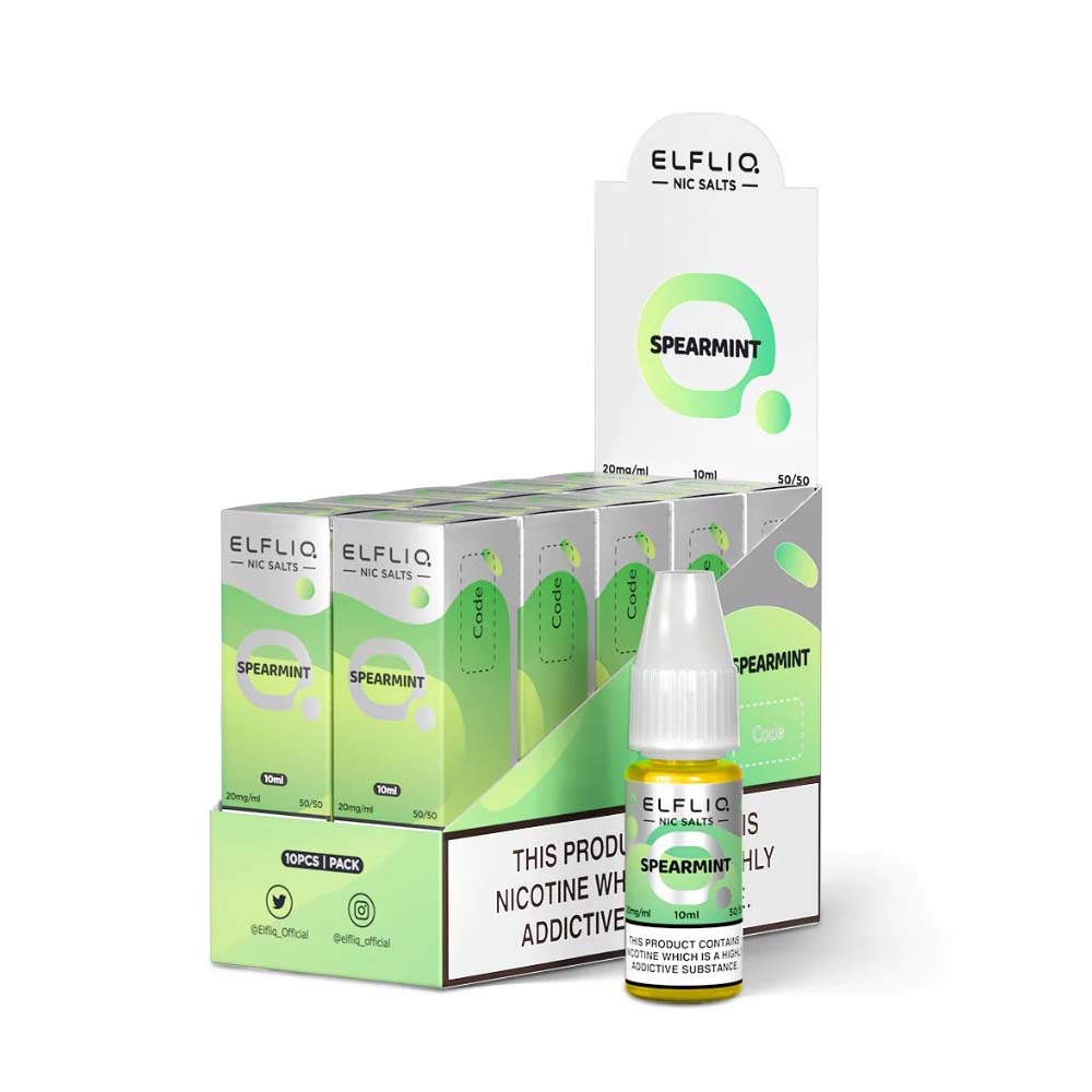 ElfLiq 10 Bottle Pack Spearmint E Liquid