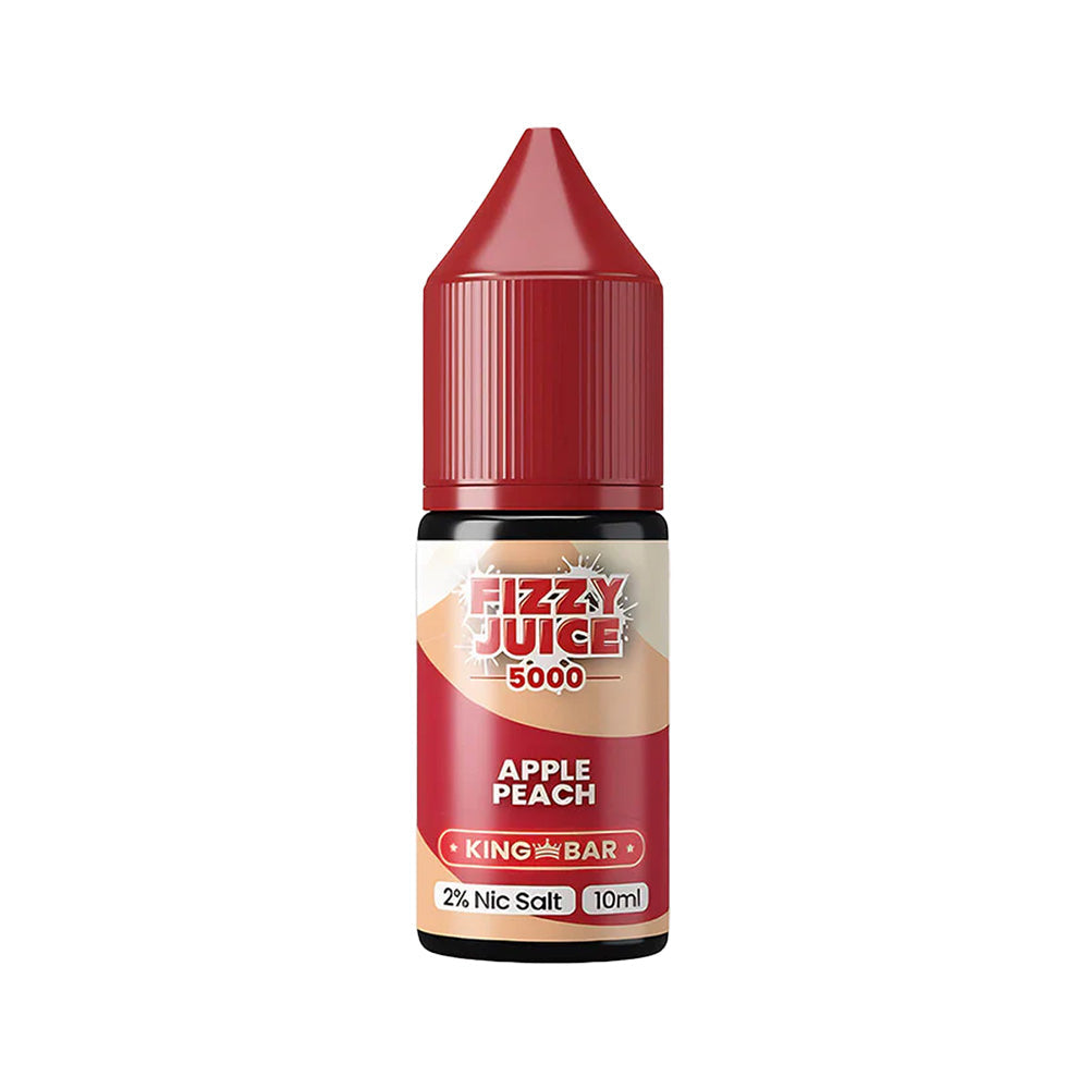 King Bar Fizzy Juice 5000 Apple Peach E Liquid 10ml