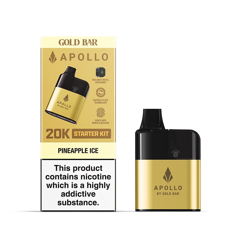 Gold Bar Apollo Prefilled Pod Vape Kit