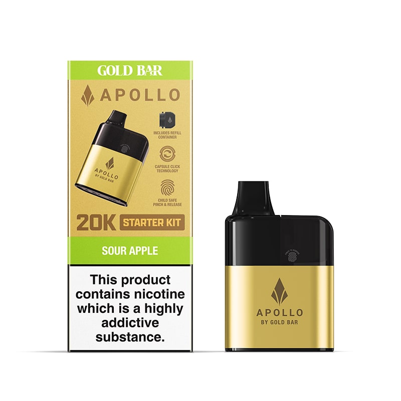 Gold Bar Apollo Prefilled Pod Vape Kit