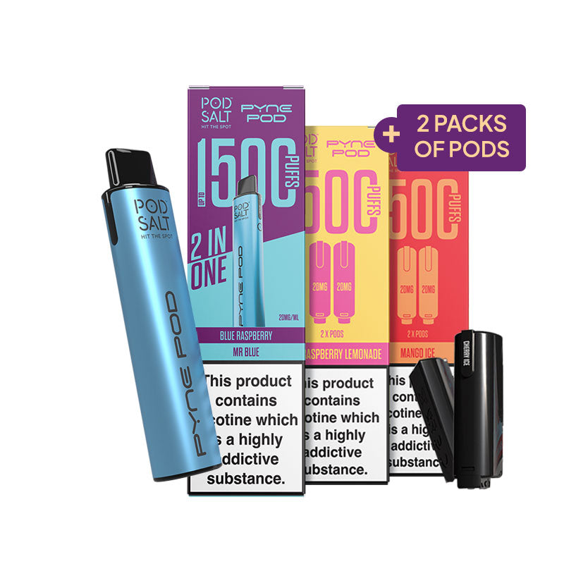 Pyne Pod 2in1 Prefilled Pod Vape Kit Bundle Offer